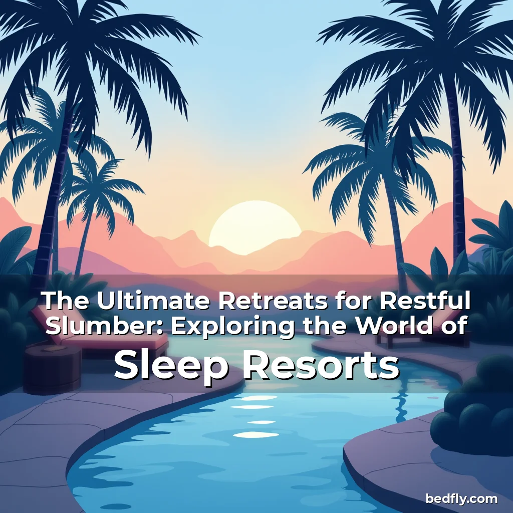 Artistic representation for The Ultimate Retreats for Restful Slumber: Exploring the World of Sleep Resorts