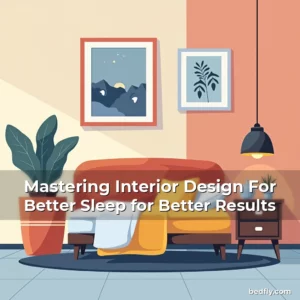 Artistic representation for Mastering Interior Design For Better Sleep for Better Results