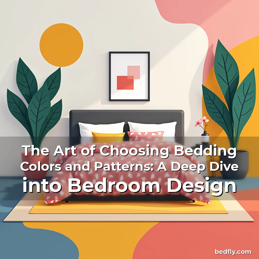 Artistic representation for The Art of Choosing Bedding Colors and Patterns: A Deep Dive into Bedroom Design