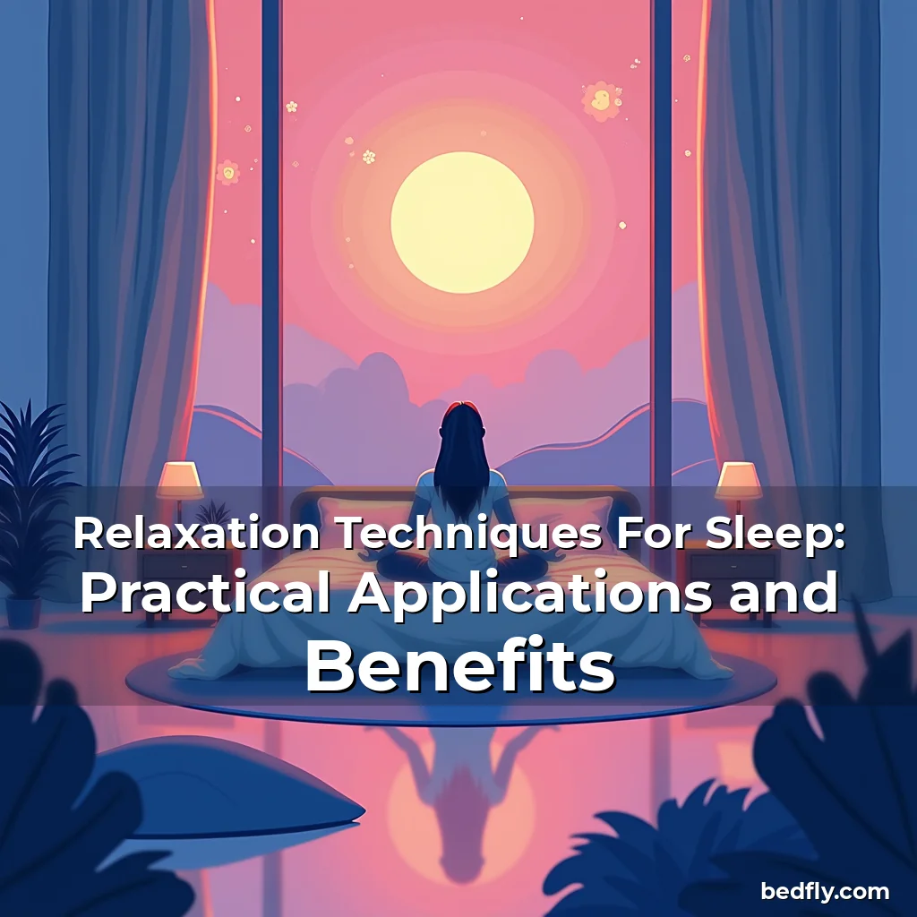 Artistic representation for Relaxation Techniques For Sleep: Practical Applications and Benefits