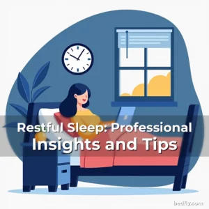 Artistic representation for Restful Sleep: Professional Insights and Tips