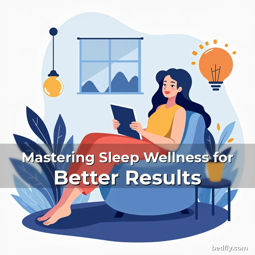 Artistic representation for Mastering Sleep Wellness for Better Results